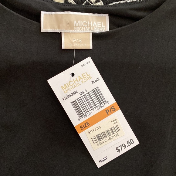 NWT small Michael Michael Kors tank top with fringe on the bottom. - Picture 2 of 3